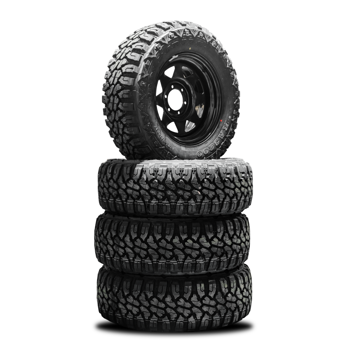 265/70/R17LT Mud Tyres + 17” Steelies COMBO
