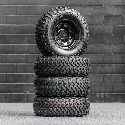 265/70/R17LT Mud Tyres + 17” Steelies COMBO