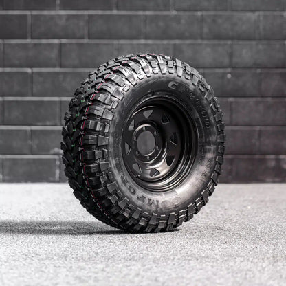 31x10.5 R15LT Mud Tyres + 15” Steelies COMBO