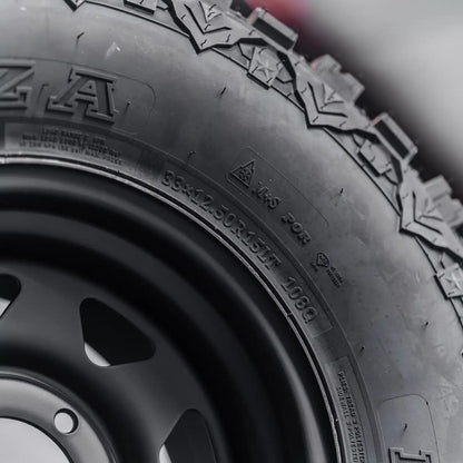 33x12.5 R15LT Mud Tyres + 15” Steelies COMBO