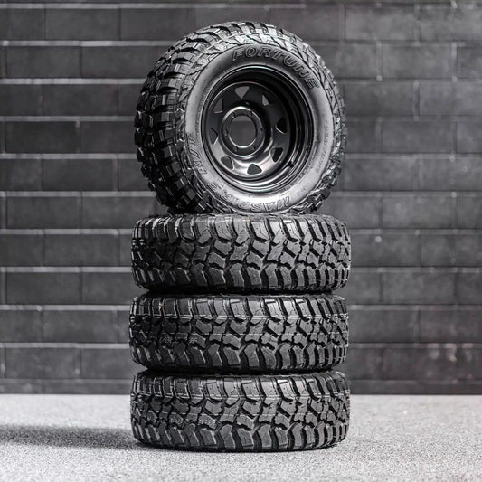 265/70/R16LT Mud Tyres + 16” Steelies COMBO